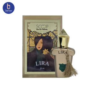 عطر ادکلن مینیاتوری اسکوپ اسانس زرجوف لیرا حجم 25میل Miniature Cologne Perfume Scoop Essential Oil Zerjov Lira Volume 25ml