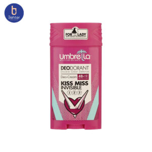 استیک ضدتعریق کرمی زنانه آمبرلا مدل Kiss Miss حجم 90میل Umbrella Women’s Creamy Antiperspirant Stick, Kiss Mis ,90ml