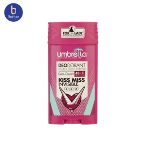 استیک ضدتعریق کرمی زنانه آمبرلا مدل Kiss Miss حجم 90میل Umbrella Women's Creamy Antiperspirant Stick, Kiss Mis ,90ml