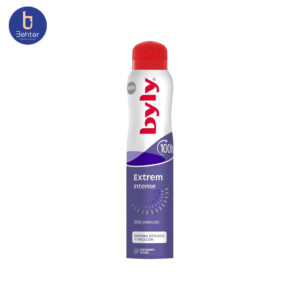 اسپری ضد تعریق Byly مدل Extreme Intense محافظ 100 ساعته حجم 200میل Byly Antiperspirant Spray, Extreme Intense, 100-hour protection, 200 ml