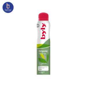 اسپری ضد تعریق Byly مدل Organic Fresh حاوی چای سبز 72 ساعته حجم 200میل Byly Organic Fresh antiperspirant spray containing 72-hour green tea, volume 200 ml