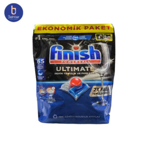 قرص ماشین ظرفشویی فینیش مدلUltimate Power ball بسته بندی 65 عددی